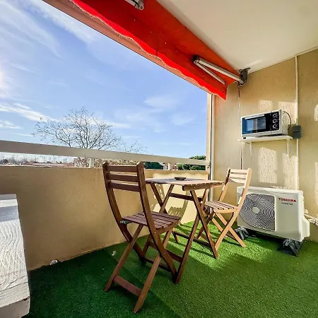 Terasse - Clim & Parking A 150m De La Apartment